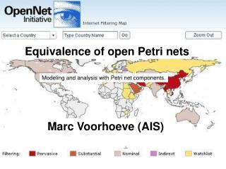 Equivalence of open Petri nets