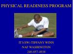 PHYSICAL READINESS PROGRAM - slide 1