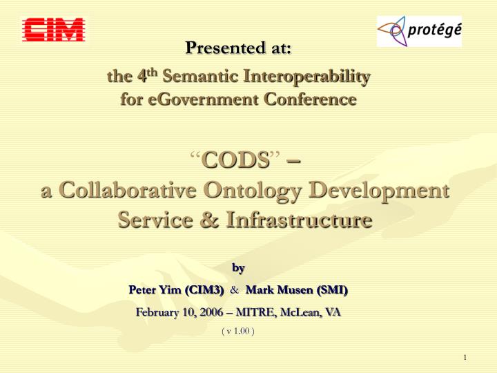 cods a collaborative ontology development service infrastructure