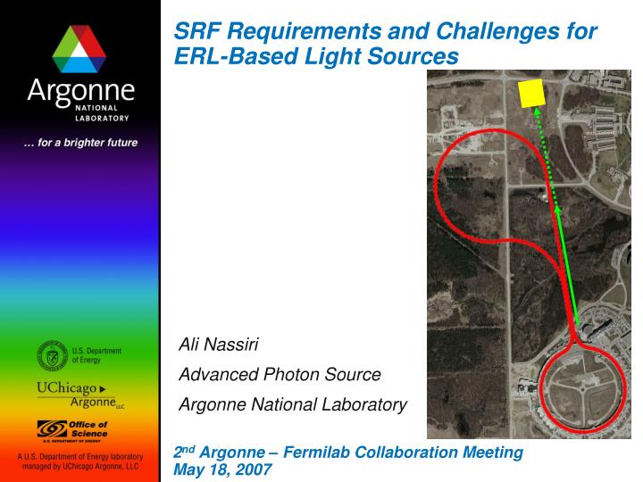 srf requirements and challenges for erl based light sources