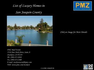 List of Luxury Homes in San Joaquin County