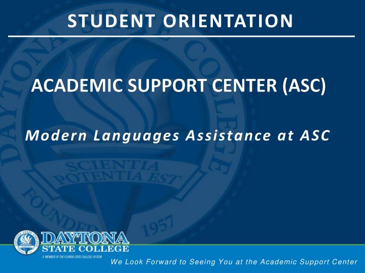 academic support center asc