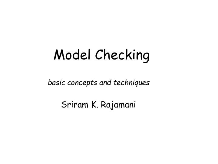 model checking