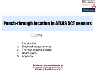 Punch-through location in ATLAS SCT sensors