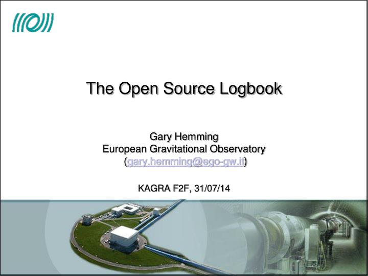 the open source logbook