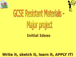 GCSE Resistant Materials - Major project