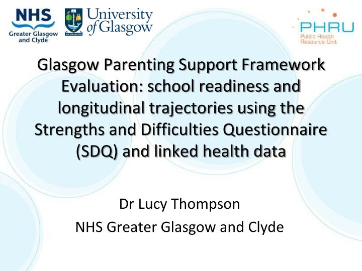 dr lucy thompson nhs greater glasgow and clyde