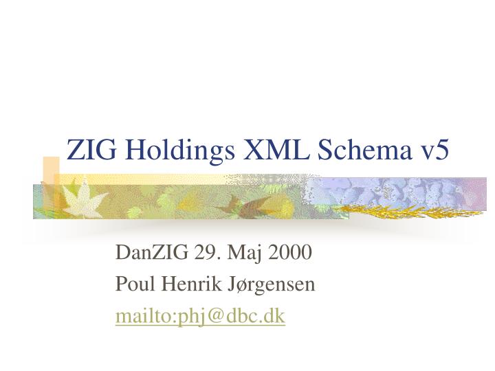 zig holdings xml schema v5