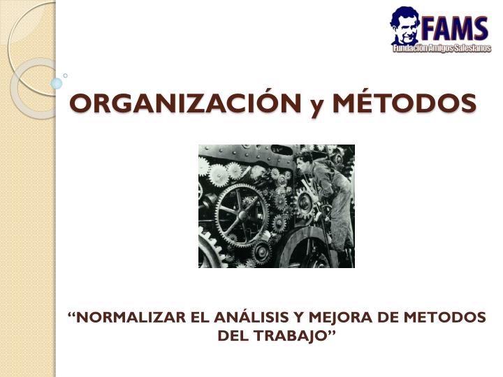 organizaci n y m todos