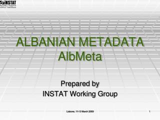 ALBANIAN METADATA AlbMeta