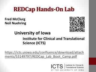 REDCap Hands-On Lab