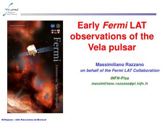 Early Fermi LAT observations of the Vela pulsar