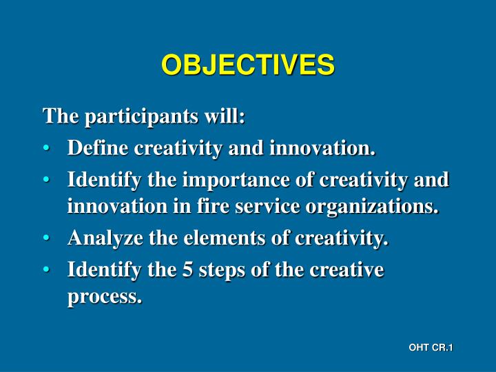 objectives