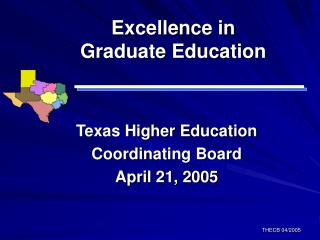 Excellence in Graduate Education