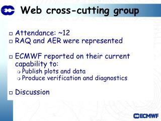 Web cross-cutting group