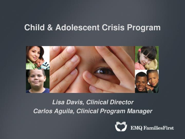 child adolescent crisis program