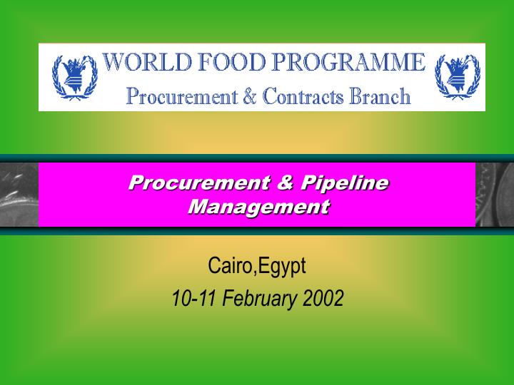 procurement pipeline management
