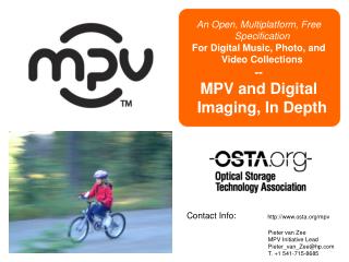 An Open, Multiplatform, Free Specification For Digital Music, Photo, and Video Collections --