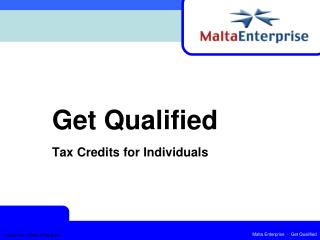 Get Qualified Tax Credits for Individuals