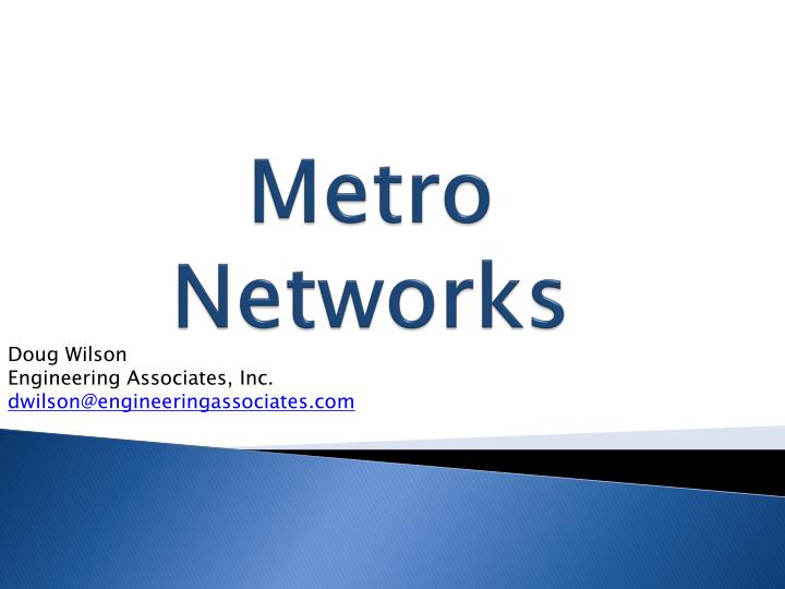 metro networks