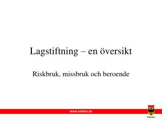 lagstiftning en versikt