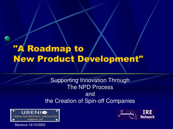 a roadmap to new product development