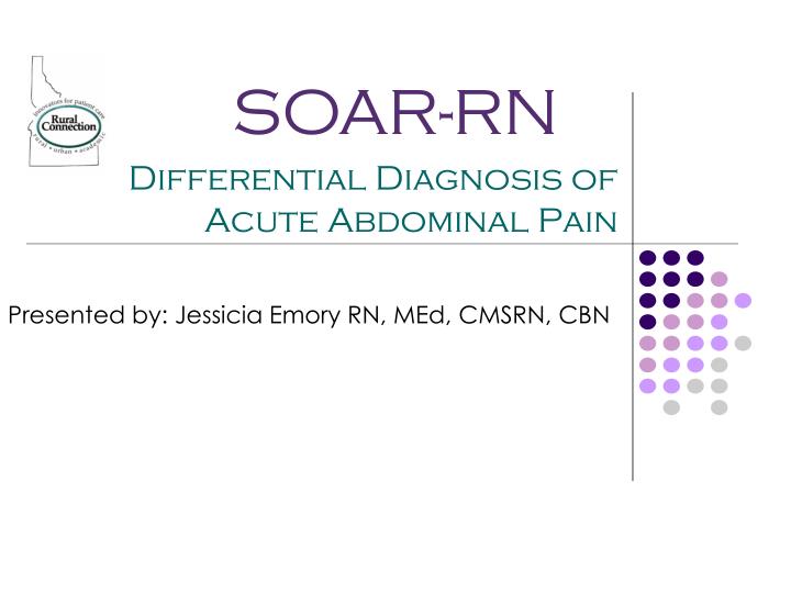differential diagnosis of acute abdominal pain