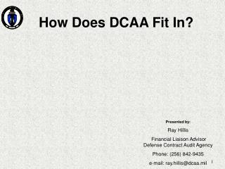 How Does DCAA Fit In?