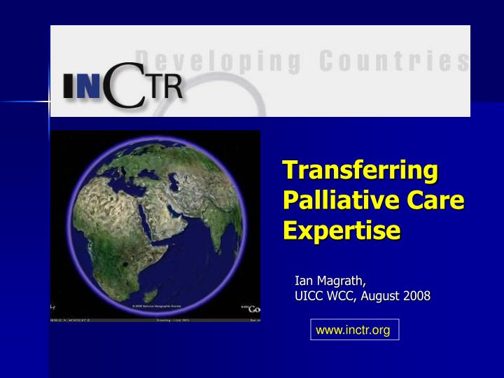 transferring palliative care expertise