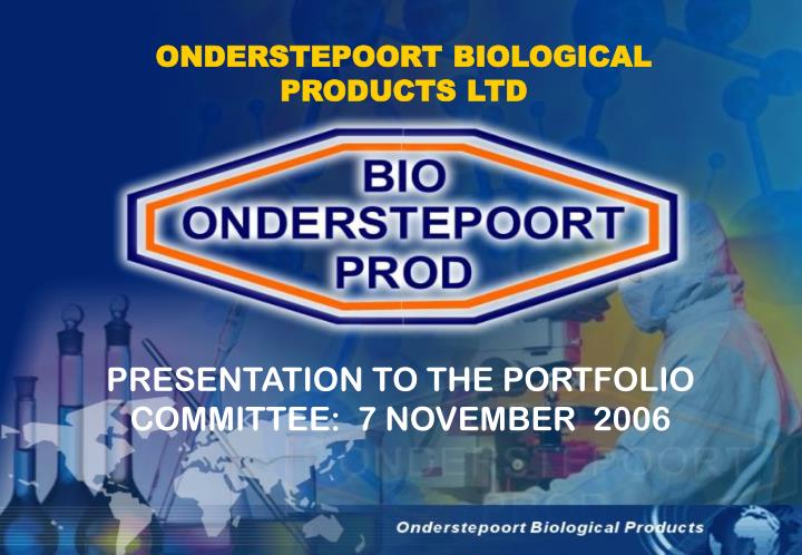 onderstepoort biological products ltd