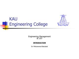 kau engineering college
