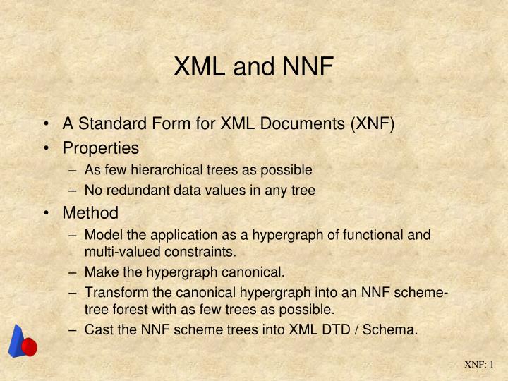 xml and nnf