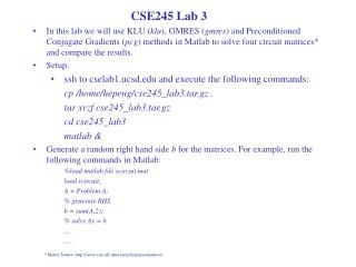 CSE245 Lab 3