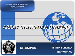 array statis dan dinamis