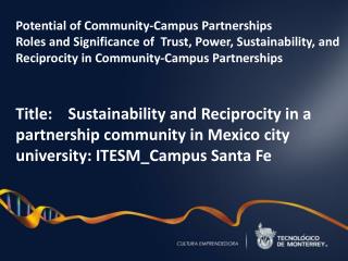 Potential of Community-Campus Partnerships