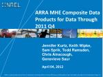 Analysis of Fuel Cell MHE Systems Performance and Maintenance (2011-2012) - slide 1