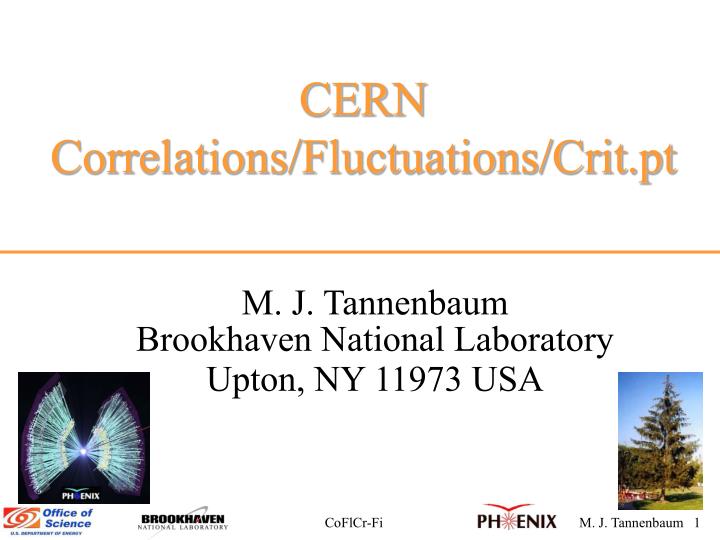 cern correlations fluctuations crit pt
