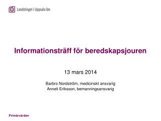 informationstr ff f r beredskapsjouren