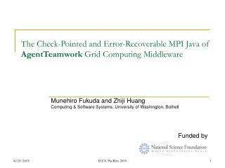The Check-Pointed and Error-Recoverable MPI Java of AgentTeamwork Grid Computing Middleware