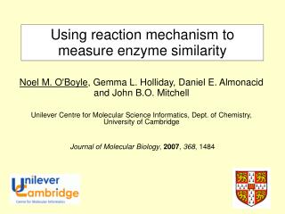 Using reaction mechanism to measure enzyme similarity
