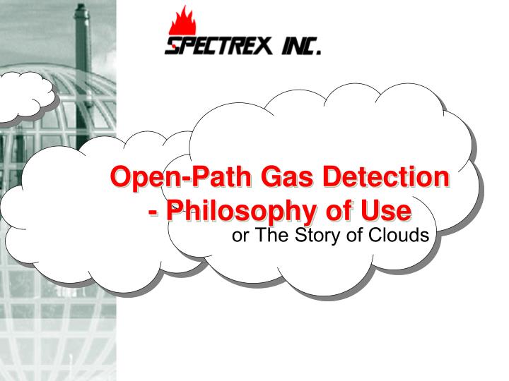 open path gas detection philosophy of use