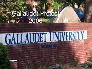 Gallaudet Protest 2006