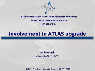 Involvement in ATLAS upgrade