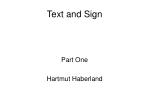 Text and Sign - slide 1