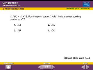 Congruence