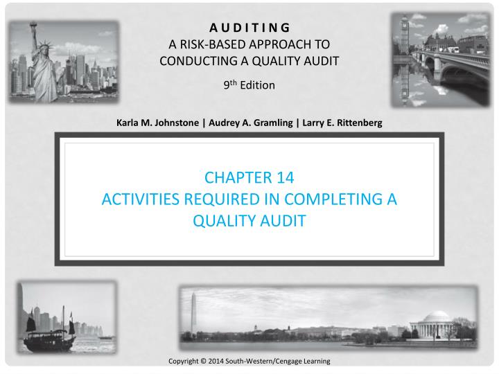 chapter 14 activities required in completing a quality audit