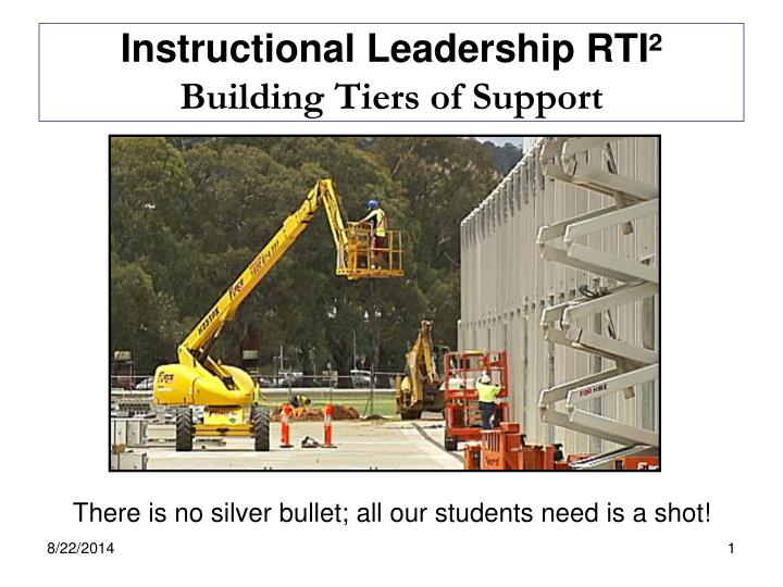 instructional leadership rti building tiers of support