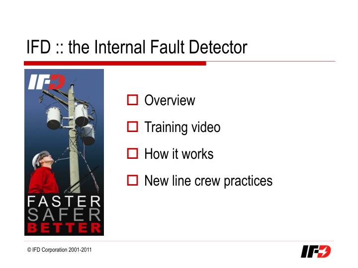 ifd the internal fault detector