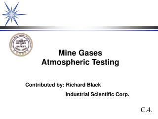 Mine Gases Atmospheric Testing