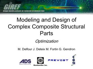 Modeling and Design of Complex Composite Structural Parts